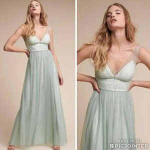 BHLDN Brit Dress in Sage - Size 4